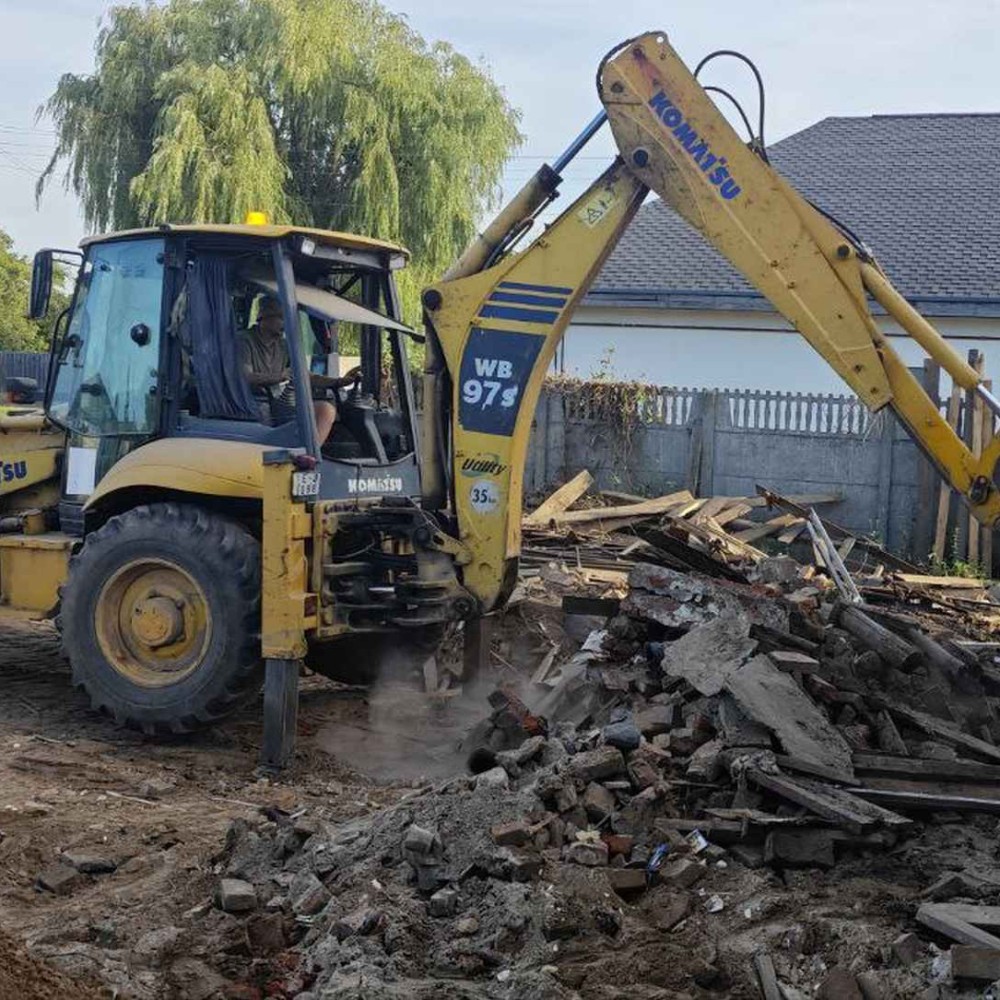 Снос дома в Ельске Фото 1